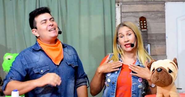 La Nación / Dúo formoseño Juanchu y Caroly se presenta en Teletón