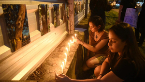 Velorio ecológico: Despiden entre lágrimas a los árboles de San Vicente