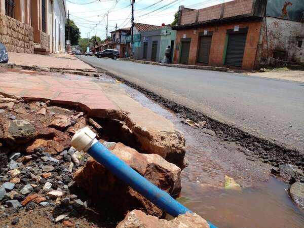 Essap anuncia cambio de cañería en una calle del microcentro y advierte de posible congestión - Nacionales - ABC Color