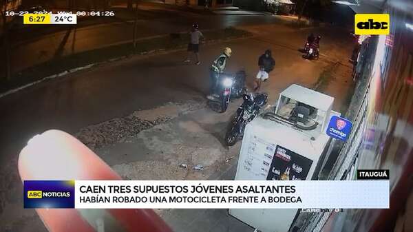 Video: Caen tres supuestos jóvenes asaltantes - ABC Noticias - ABC Color