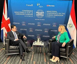 Canciller se reunió con representante del Reino Unido para fortalecer lazos bilaterales - .::Agencia IP::.