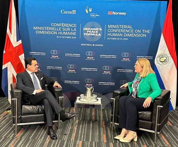 Canciller se reunió con representante del Reino Unido para fortalecer lazos bilaterales - .::Agencia IP::.