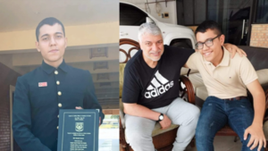 El hijo del expresi Lugo se va a graduar de Brigadier