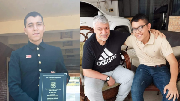El hijo del expresi Lugo se va a graduar de Brigadier