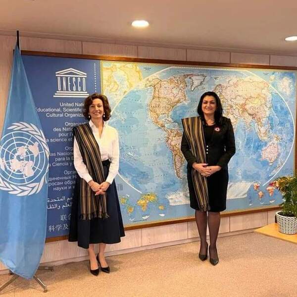 Embajadora paraguaya ante la UNESCO y su equipo de la Delegación Permanente de Paraguay, acompaña proceso de diagnóstico sobre la IA en el país - .::Agencia IP::.