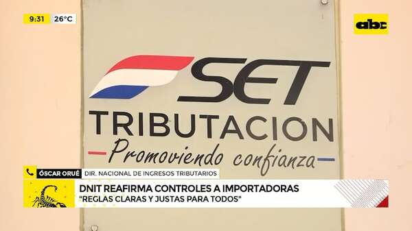 Importación con aval judicial: titular de DNIT cuestiona proceder de la Corte - ABC Noticias - ABC Color
