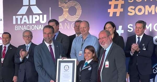 La Nación / Récord Guinness certifica a Itaipú como el mayor generador de energía del mundo