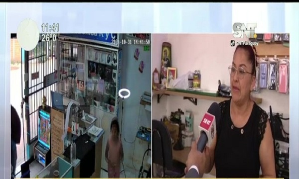 Violento asalto en Capiatá: local comercial sufre nuevo robo - SNT