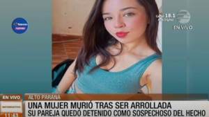 Murió tras ser arrollada y sospechan de su ex