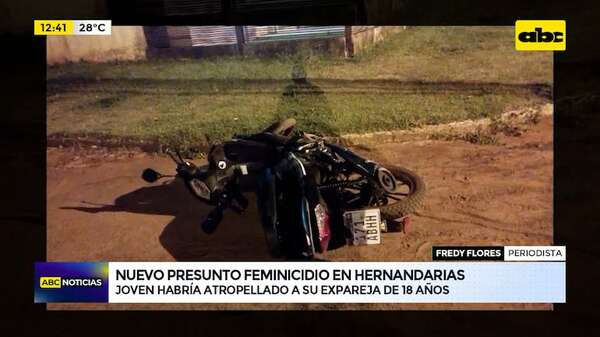 Feminicidio en Hernandarias: persiguió a su exnovia y la atropelló - ABC Noticias - ABC Color