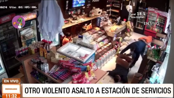 Otro violento asalto a una estación de servicios