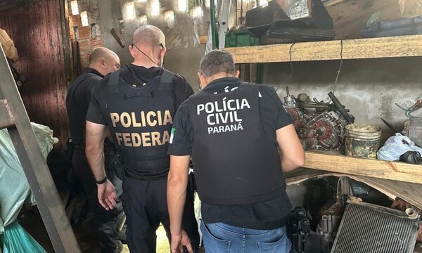 Policías brasileños lanzan operativo contra banda de robo de vehículos en la frontera