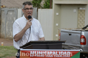 Intendente Acevedo entregó diversas obras de infraestructura vial en el populoso barrio Obrero de la ciudad de Pedro Juan Caballero - El Nordestino