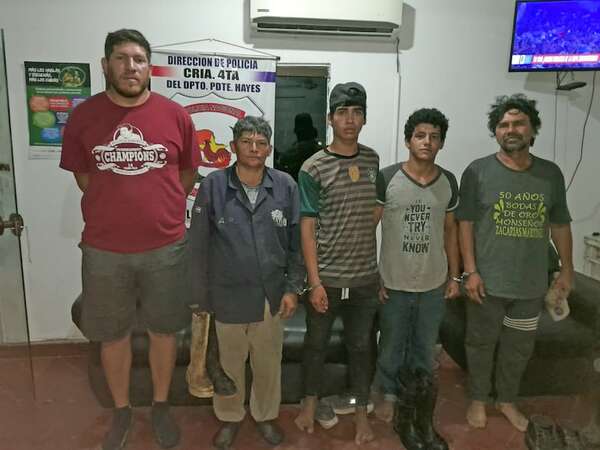Cinco detenidos en Nueva Asunción por un asalto en José Falcón - Policiales - ABC Color