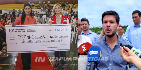 ¿QUÉ PASÓ DE LOS CASI 700 MILLONES QUE RECIBIÓ YD PARA INVERTIR EN LA CODENI? - Itapúa Noticias