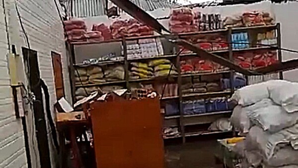 Ventarrón hizo volar el techo de una cooperativa chaqueña