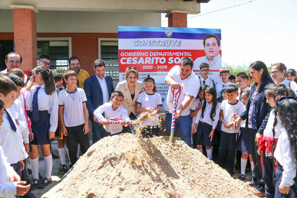 Inician obras de refacción y construcción en 32 instituciones educativas de Guairá - ADN Digital