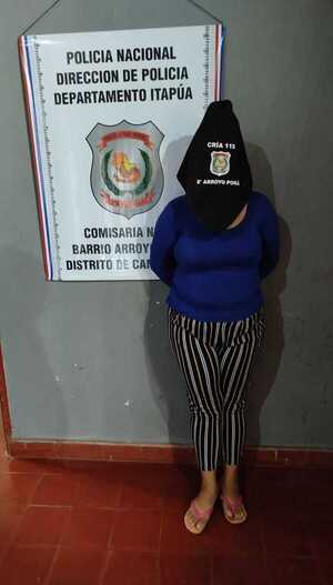 APREHENSIÓN EN CAMBYRETA: RECUPERAN MOTOCICLETA ROBADA Y DETIENEN A SU COMPRADORA - TVS