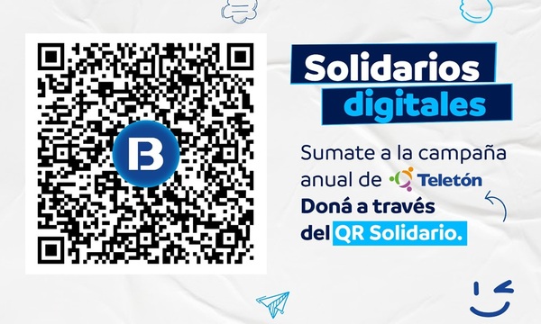 Donaciones para Teletón 2024: Bancard y otros medios digitales lanzan QR solidario - OviedoPress