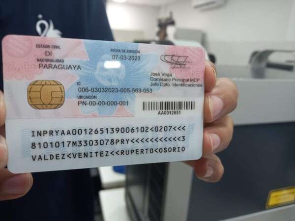 AUDIO: Desde Identificaciones aseguran que cédulas se expiden en 5 días y los pasaportes en 15 días - Ancho Perfil - ABC Color