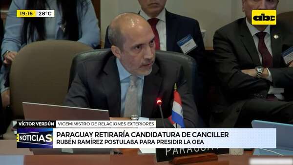 Video: Paraguay retiraría candidatura de canciller Ramírez para presidir la OEA - ABC Noticias - ABC Color