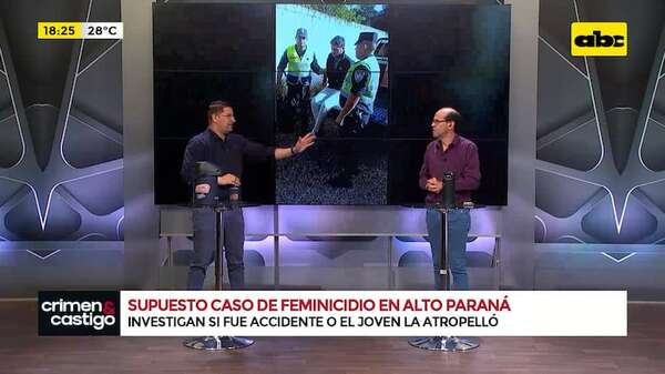 Presunto feminicidio en Hernandarias: fiscal tiene dudas sobre si hubo impacto del auto - Crimen y castigo - ABC Color