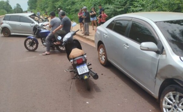 Violento accidente de tránsito en Presidente Franco