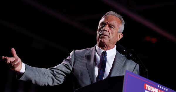 La Nación / Trump anunció públicamente que dará un cargo al exdemócrata Robert F. Kennedy Jr
