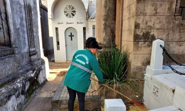 Muni de Asunción controla cementerios a fin de evitar rituales