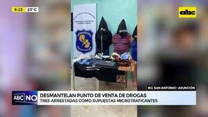 Video: Desmantelan punto de venta de drogas durante operativo - ABC Noticias - ABC Color