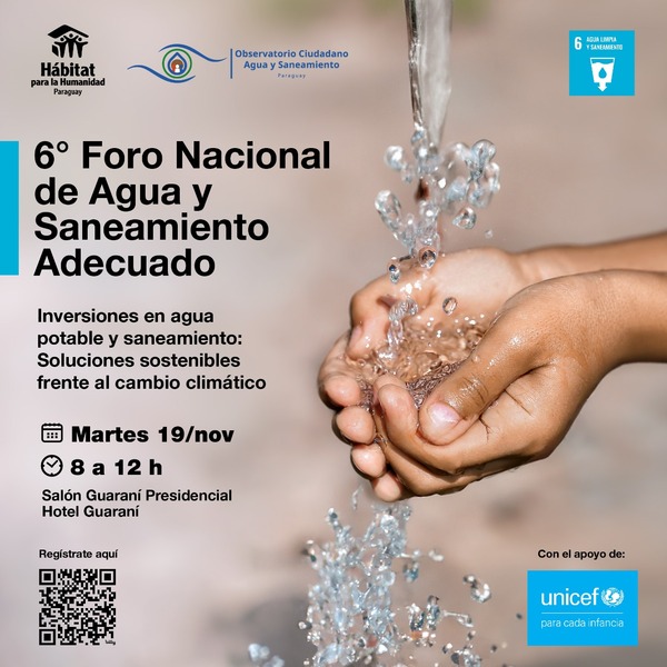 Próximo Foro Nacional de Agua y Saneamiento Adecuado será en noviembre - 1000 Noticias