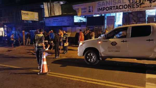 Areguá: Motociclista pierde la vida tras fatal accidente de tránsito