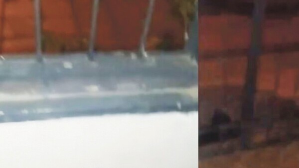 Pombero le apura en la puerta de su casa y lo grabó