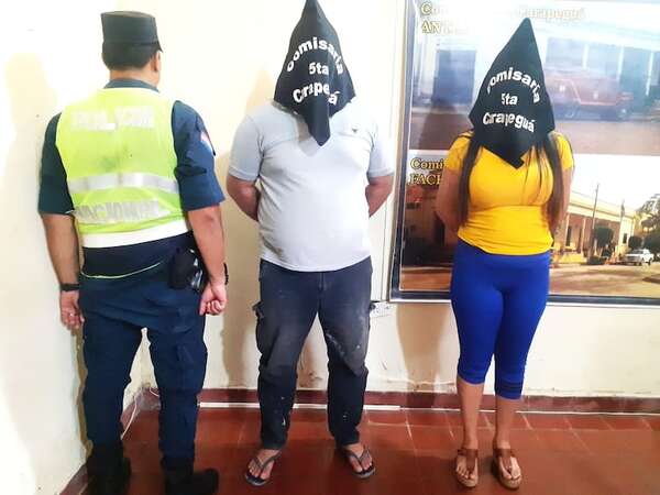 Carapeguá: detienen a pareja por presunta venta fraudulenta de vehículos - Policiales - ABC Color