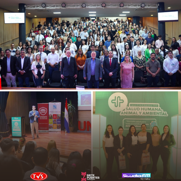 CONGRESO DE SALUD HUMANA, ANIMAL Y AMBIENTAL EN LA UNAE: UN ENCUENTRO DE SABERES EN LA ERA DE LA GLOBALIZACIÓN - TVS