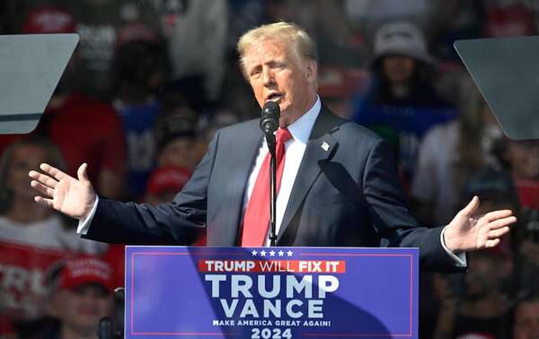 Donald Trump: “Harris habla sobre unidad y luego me llama Hitler” - Mundo - ABC Color