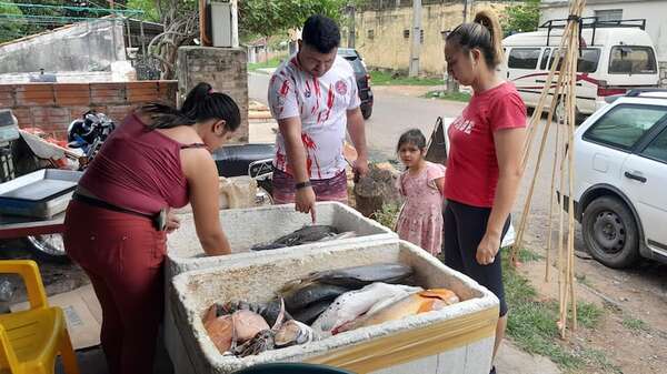 Bajante del río Paraguay limitó la actividad pesquera en San Antonio - Economía - ABC Color