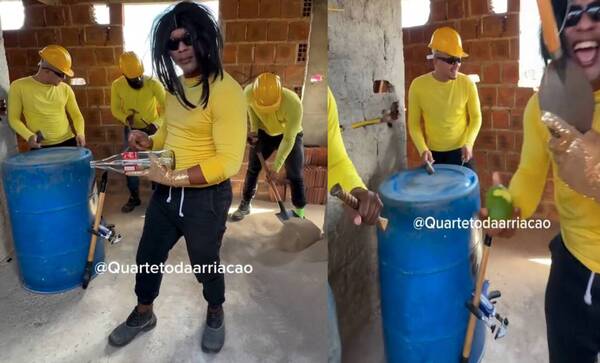 El grupo de albañiles que se volvió viral en redes y a los que famosos le dieron “like”