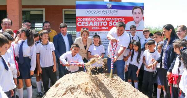 La Nación / César Sosa inició transformaciones educativas en Guairá, con refacción en 32 escuelas