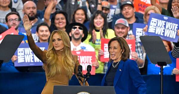 La Nación / Jennifer Lopez y Maná piden el voto latino para Kamala Harris
