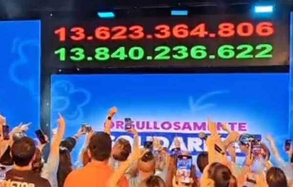 Teletón: una vez más la solidaridad paraguaya respondió - trece
