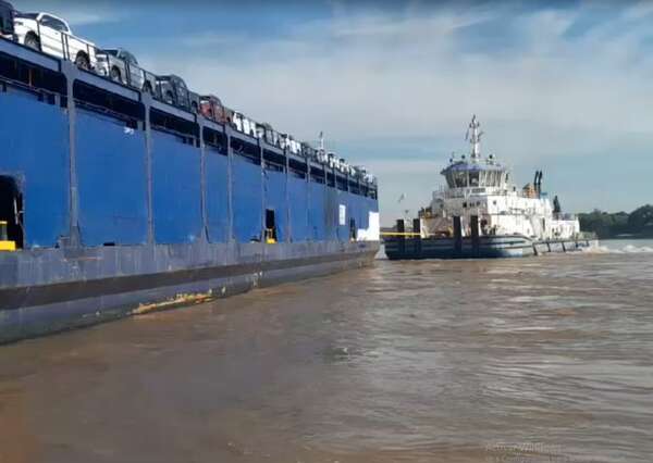 Río Paraguay amanece con leve repunte, pero navegación sigue siendo muy mala - Nacionales - ABC Color