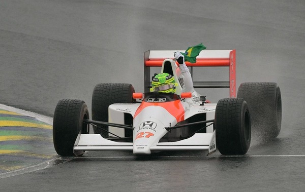 El emotivo homenaje de Lewis Hamilton para Ayrton Senna