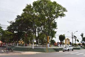 Inauguran remozada plaza céntrica de Santaní - Nacionales - ABC Color