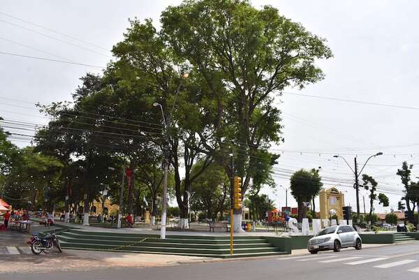 Inauguran remozada plaza céntrica de Santaní - Nacionales - ABC Color