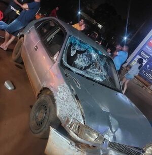 Borracho protagoniza accidente