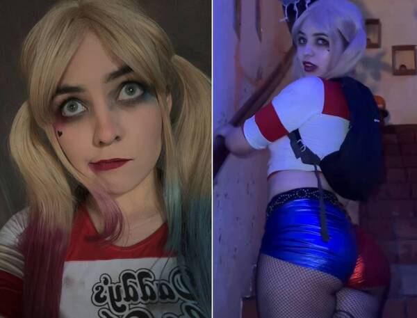 [VIDEO] Una Harley Quinn muy “traviesa” anduvo suelta el finde dándole el chauchesku a Halloween