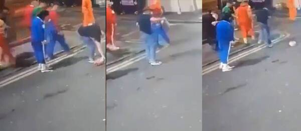 Pensó que era parte de un disfraz pero se trataba de una verdadera cabeza humana: tirada en la calle