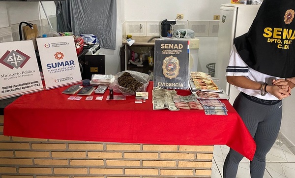 Venezolana manejaba mini mercado de drogas en Ciudad del Este