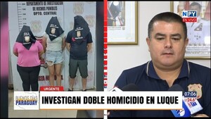 Investigan un doble homicidio en Luque